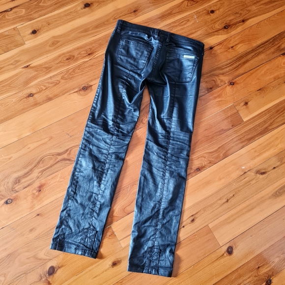 Women's size 26 'SASS & BIDE' Gorgeous black waxed trickalicious jeans - EUC - Picture 4 of 8
